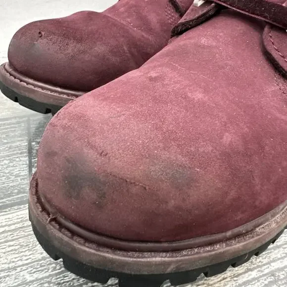 Timberland Women's Ankle Boots in Deep Red - Picture 8 of 16